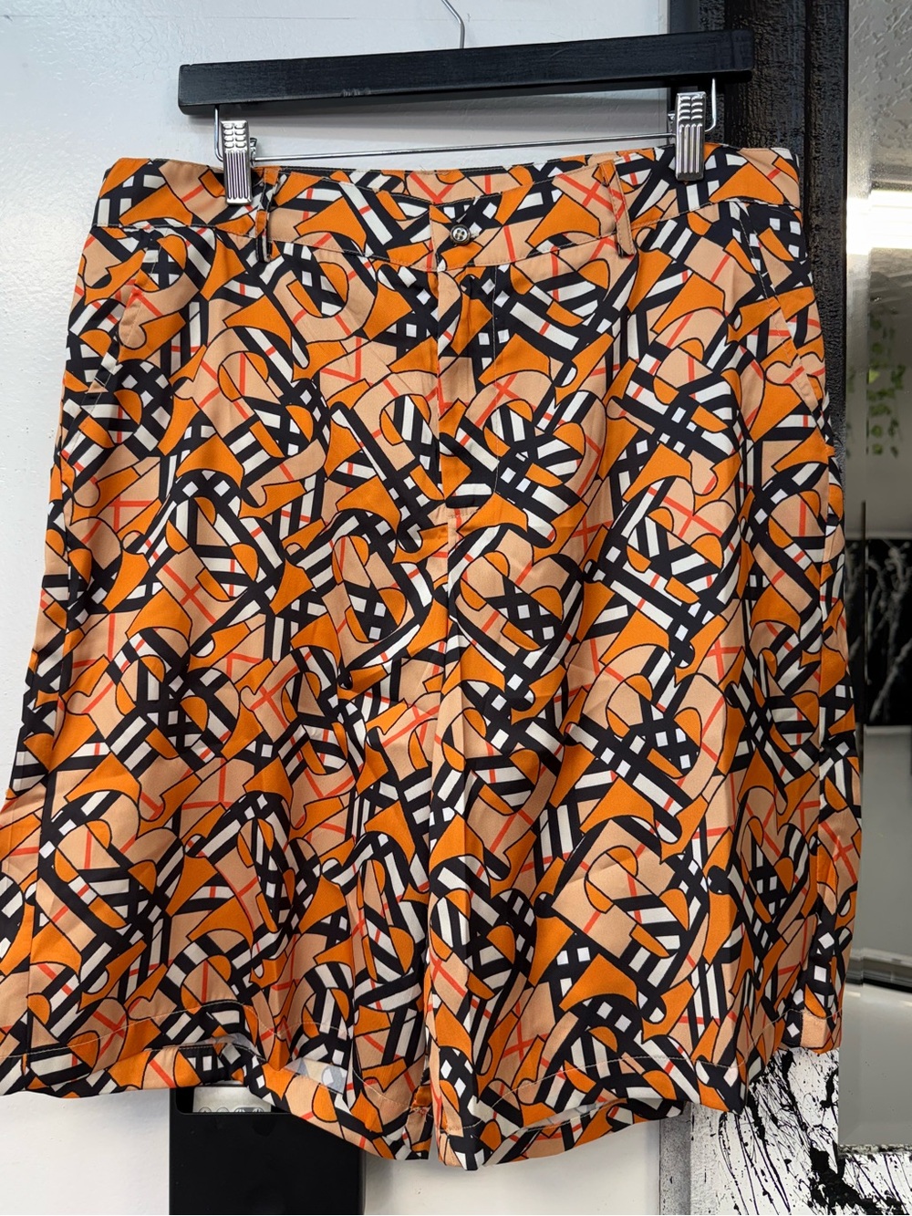 Burberry Mens multicolour Polyester designer shorts (1:1 Defect stitching) NWOT image 2